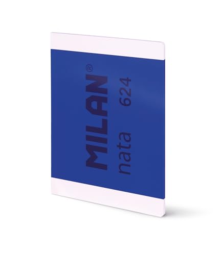 MILAN® Notizbuch A4, geleimt, liniertes Papier (7 mm), 48 Blatt, 95 g/m², Kollektion nata® 624 since 1918, blau von Milan