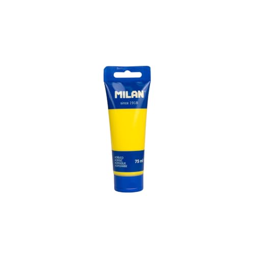 MILAN® Tube 75 ml Acrylfarbe gelb von MILAN