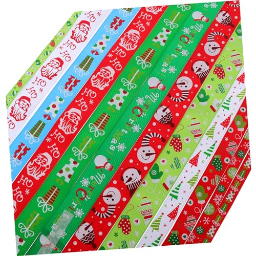 MILISTEN 12St Weihnachtsband Weihnachtsbaumband Tür Krippendekor Party rotes Band ribbon bandfeile weinachtsgeschenk blumenring christmas décor Verpackungszubehör Verpackungsband Polyester von Milisten