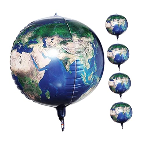 MILISTEN 5 Stück Erde Muster Folienballons Partydekoration für Geburtstagsfeiern Wissenschafts Serie Luftballons Kreative Deko für Kinderpartys und Veranstaltungen MILISTEN 5 Stück Erde Muster Folienballons Partydekoration für Geburtstagsfeiern Wissenschafts Serie Luftballons Kreative Deko für Kinderpartys und Veranstaltungen von Milisten