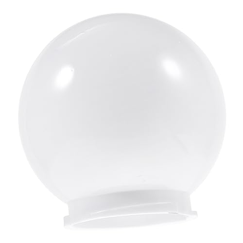 MILISTEN Kugelförmiger Lampenschirm Wandleuchte LED-Lampe weiße Outdoor-Globen klare Lampe Lampenschirm für den Außenbereich Lichter leichte Abdeckungen Abdeckung der Leuchte Acryl von Milisten