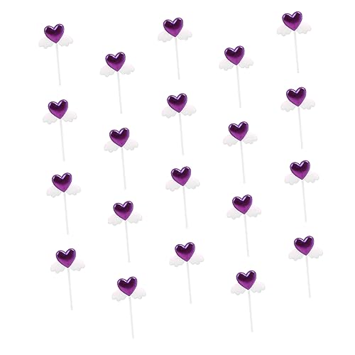 Milisten 20stücke Herzflügel Cupcake Topper Dekoration Für Kuchen Und Muffins Zufällige Farben Für Geburtstagsfeiern Hochzeiten Und Feiertage Milisten 20stücke Herzflügel Cupcake Topper Dekoration Für Kuchen Und Muffins Zufällige Farben Für Geburtstagsfeiern Hochzeiten Und Feiertage von Milisten