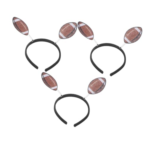 Milisten 1 Satz Rugby Stirnband American Football Stirnbänder Styling Stirnbänder Damen Stirnbänder Modische Stirnbänder Kopftuch Stirnband Damen Requisiten Fußball Kopftuch von Milisten