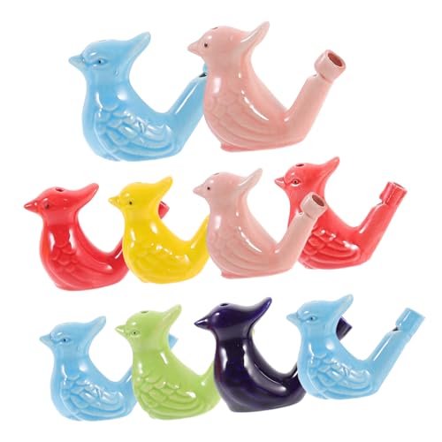 Milisten 10 Stück Teiliges Keramische Wasservogel Pfeifen für Spielzeuge zur Musikförderung Leicht und Einfach zu Transportieren für Partys und Geburtstagsgeschenke Milisten 10 Stück Teiliges Keramische Wasservogel Pfeifen für Spielzeuge zur Musikförderung Leicht und Einfach zu Transportieren für Partys und Geburtstagsgeschenke von Milisten