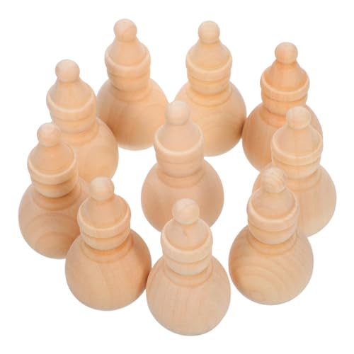 Milisten 10 Stück Teiliges Schneemann Holzpuppen aus Naturbelassenem Holz Unbemalte Diy Peg Dolls für Erwachsene Sichere Nachhaltige Holzfiguren zum Bemalen und Winterlichen Dekorieren Milisten 10 Stück Teiliges Schneemann Holzpuppen aus Naturbelassenem Holz Unbemalte Diy Peg Dolls für Erwachsene Sichere Nachhaltige Holzfiguren zum Bemalen und Winterlichen Dekorieren von Milisten