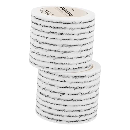 Milisten 2 Rollen Geformtes Hohlband Aufkleber Doppelt Washi Masking Tapes Im Gothic-stil Washi-tape-jahrgang Fotoalbumband Transparent Buchalbum Klebeband Altes Washi-tape Streifen Papier von Milisten