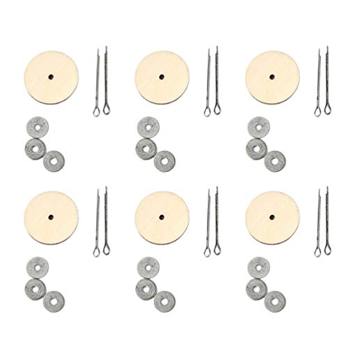 Milisten 20 Set 30MM Puppe Joint Gelenke Und Faserplatten Discs Holz Puppen Zubehör für Weiche Spielzeug Teddy Handwerk von Milisten