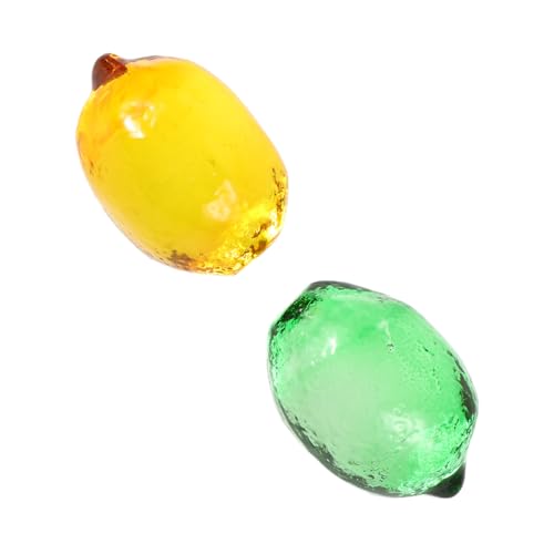 Milisten 2stücke Künstliche Zitronen Deko Figuren Aus Glas Elegante Tischdeko Für Küche Und Wohnzimmer Kunstfrüchte Als Stilvolle Centerpieces Für Esstisch Und Bürodekoration Milisten 2stücke Künstliche Zitronen Deko Figuren Aus Glas Elegante Tischdeko Für Küche Und Wohnzimmer Kunstfrüchte Als Stilvolle Centerpieces Für Esstisch Und Bürodekoration von Milisten