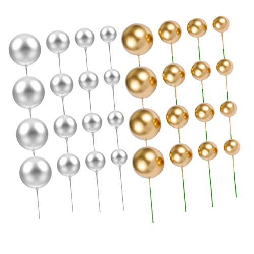 Milisten 120stücke Mini Cupcake Deko Bälle Goldene Und Silberne Kuchen Dekorationen Für Geburtstagsfeiern Einfache Handhabung Für Torten Und Desserts Milisten 120stücke Mini Cupcake Deko Bälle Goldene Und Silberne Kuchen Dekorationen Für Geburtstagsfeiern Einfache Handhabung Für Torten Und Desserts von Milisten