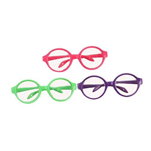 Milisten 3 Stück Mini-brillenspielzeug Klein Auge Minipuppen-kostümbrille Puppenzubehör Puppe Putzbrille Doll Brille Puppe Sonnenbrille Realistisch Plastik Zufällige Farbe Milisten 3 Stück Mini-brillenspielzeug Klein Auge Minipuppen-kostümbrille Puppenzubehör Puppe Putzbrille Doll Brille Puppe Sonnenbrille Realistisch Plastik Zufällige Farbe von Milisten