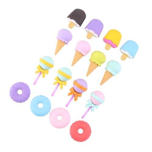 Milisten 4Stücke Fruchtige Cartoon Radiergummis im Kreative Schulbedarf für Eiscreme Lollipop und Donut Spaßige und Sichere Radiergummis Milisten 4Stücke Fruchtige Cartoon Radiergummis im Kreative Schulbedarf für Eiscreme Lollipop und Donut Spaßige und Sichere Radiergummis von Milisten