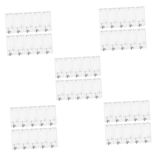 Milisten 5 Sätze Lichterketten-batteriekasten Leerer Batteriehalter Aa-batteriegehäuse Batteriefach Batteriegehäuse Aus Kunststoff Praktischer Batteriehalter Abs Transparent 10 Stück * 5 von Milisten