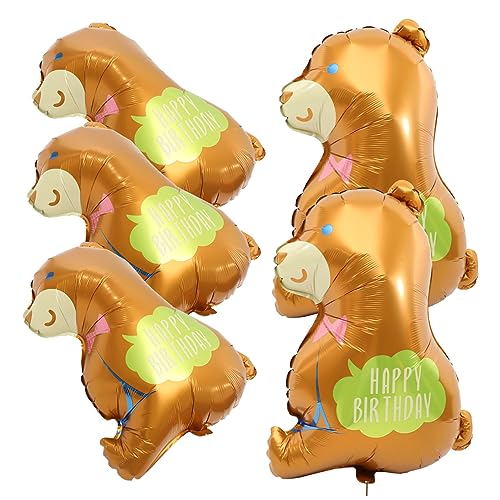 Milisten 5 Stück Geburtstagsballon Für Geburtstag Kuh Tiere Süßer Folienballon Party Sortiert Cartoon-tier-ballon Folienballons Luftballons Für Geburtstagsfeier Süßer Ballon Aluminiumfolie Milisten 5 Stück Geburtstagsballon Für Geburtstag Kuh Tiere Süßer Folienballon Party Sortiert Cartoon-tier-ballon Folienballons Luftballons Für Geburtstagsfeier Süßer Ballon Aluminiumfolie von Milisten