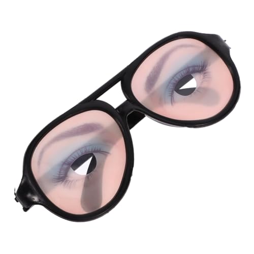 Milisten 6 Stück Gläser Favorisieren Halloween Lustig Halloween- Glühen Party Dekorative Streich Halloween-brille-stütze Halloween-brillenverzierungen Kostüm Trick Black von Milisten