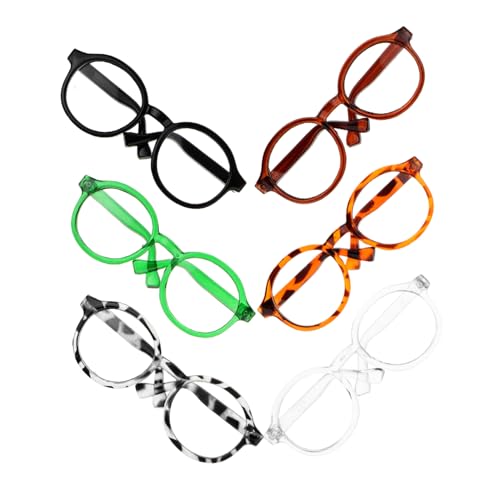 Milisten 6 Stück Puppenbrillenspielzeug Zubehör Miniatur Szene Gläser vorgeben klein Mini -Puppenbrille DIY-Puppenbrille Puppe Mini-Brille dekorative Puppenbrille Plastik Milisten 6 Stück Puppenbrillenspielzeug Zubehör Miniatur Szene Gläser vorgeben klein Mini -Puppenbrille DIY-Puppenbrille Puppe Mini-Brille dekorative Puppenbrille Plastik von Milisten