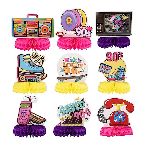 Milisten 9Stücke Jahre Waben Mittelstücke Teiliges Retro Disco Party Dekoration Für Geburtstagsfeiern Hochzeiten Und Sommerpartys Nostalgische Tischdeko Für Unvergessliche Milisten 9Stücke Jahre Waben Mittelstücke Teiliges Retro Disco Party Dekoration Für Geburtstagsfeiern Hochzeiten Und Sommerpartys Nostalgische Tischdeko Für Unvergessliche von Milisten