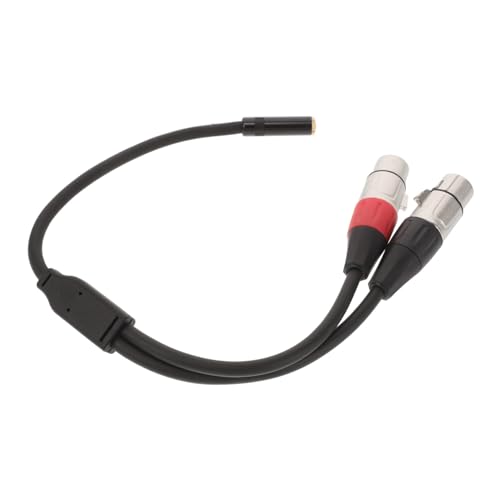 Milisten Dual Xlr Miniklinke Adapter Y Kabel für Mikrofon Symmetrisches Audiokabel mit Abgeschirmtem Design für Verschiedene Audiogeräte Robuster Milisten Dual Xlr Miniklinke Adapter Y Kabel für Mikrofon Symmetrisches Audiokabel mit Abgeschirmtem Design für Verschiedene Audiogeräte Robuster von Milisten