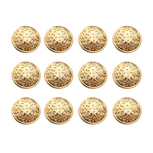 Milisten Goldene Knöpfe Goldene Knöpfe 30 Stücke Metall Flache Kn? M?ntel Kn? Jacke Shirt Anzug Hose Kn? für Diy N?hen Kn? Licht 23Mm Metallmantel Knöpfe Goldene Knöpfe Blazer Goldene Buttons von Milisten