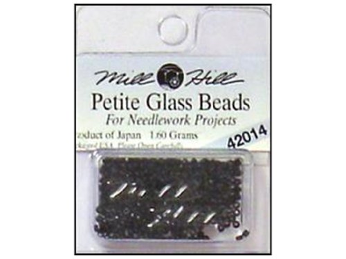 Mill Hill Petite Glass Seed Beads 2Mm 1.6G-Black von Mill Hill