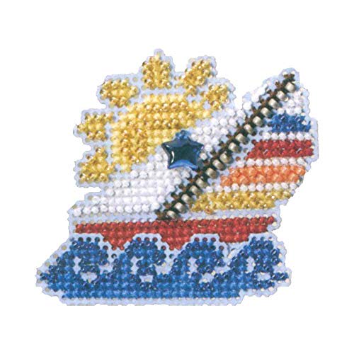 Mill Hill Sail Away Beaded Counted Cross Stitch Ornament Kit 2007 Spring Bouquet MH18-7105 by von Mill Hill