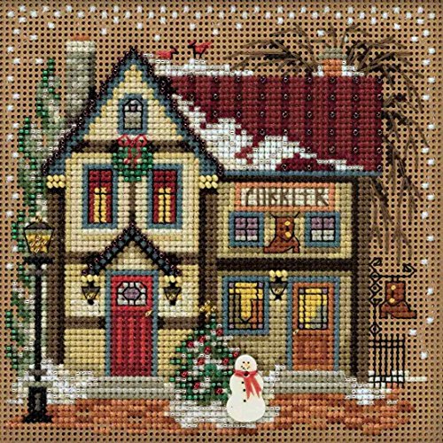 Unbekannt Mill Hill Counted Cross Stitch Kit 5.25"X5.25"-Christmas Village-Perforated Paper von Mill Hill