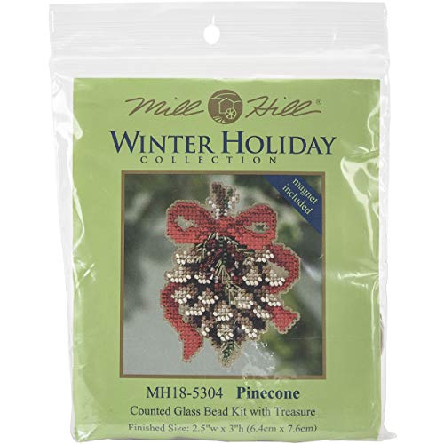 Unbekannt Mill Hill Holiday Counted Cross Stitch Kit 2.75"X2.75"-Pinecone (14 Count) von Mill Hill