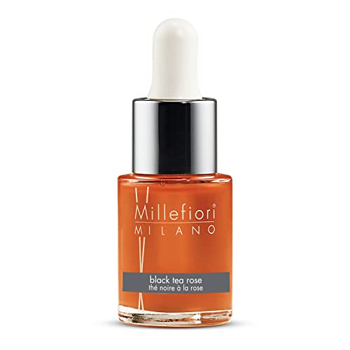 Millefiori Milano Duftöl Wasserlöslicher Duft mit der Duftnote Black Tea Rose 15ml, 7FIBT von Millefiori