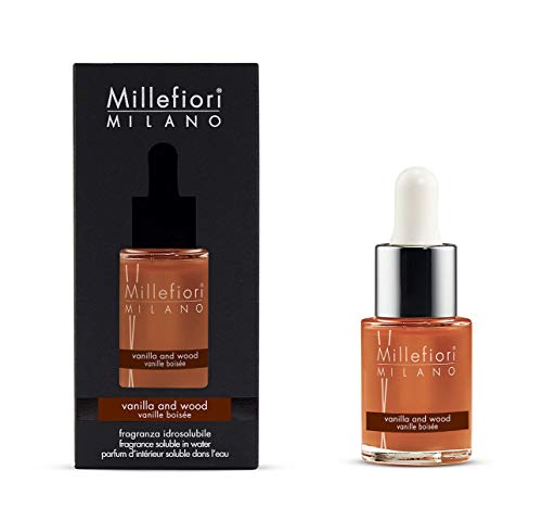 Millefiori Natural Duftöl, Glas, Vanilla and wood, 15ml von Millefiori