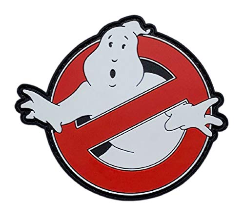 Ghostbusters Glow in The Dark No Ghost Hook Patch (3D-PVC-Gummi) von Miltacusa