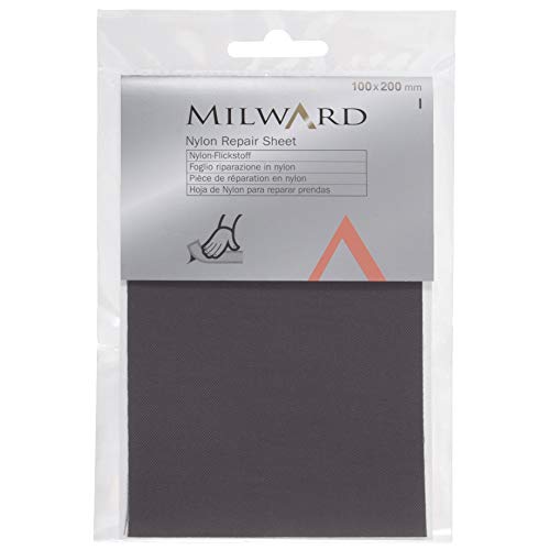 MILWARD Reparaturfolie, selbstklebend, Dunkelgrau, 100 x 200 mm von Milward