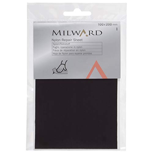 MILWARD Reparaturfolie, selbstklebend, Schwarz, 100 x 200 mm von Milward