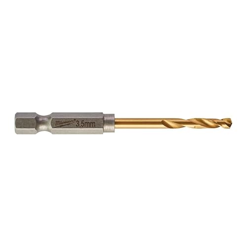 MILWAUKEE ACCESORIOS 4932478177 Brocas Shockwave HSS-G Dose 3,5 mm - 10uds Power-Typ, mehrfarbig von Milwaukee