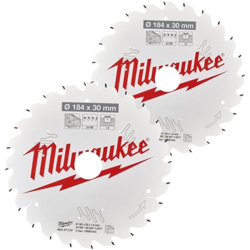 MILWAUKEE Klinge 190 x 30 mm Doppelpackung (2 Stück) – 4932479574 von Milwaukee