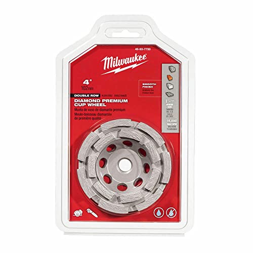 Milwaukee 49-93-7750 Diamant-Schleiftopf, zweireihig, 10,2 cm von Milwaukee