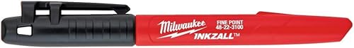 Milwaukee Inkzall Marker mit feiner Spitze, Schwarz von Milwaukee