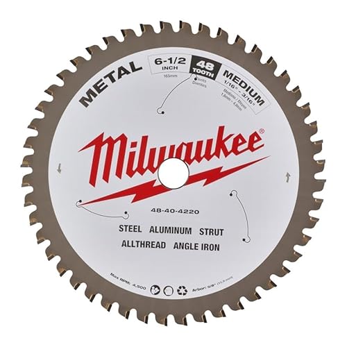 Milwaukee Kreissägeblatt 165/15,87mm 48Z Metall 48404220 von Milwaukee