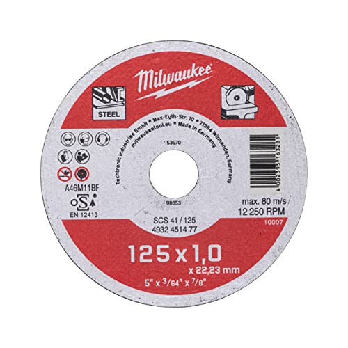 Milwaukee Metalltrennscheibe 125x1 mm Contr. 4932451477 von Milwaukee