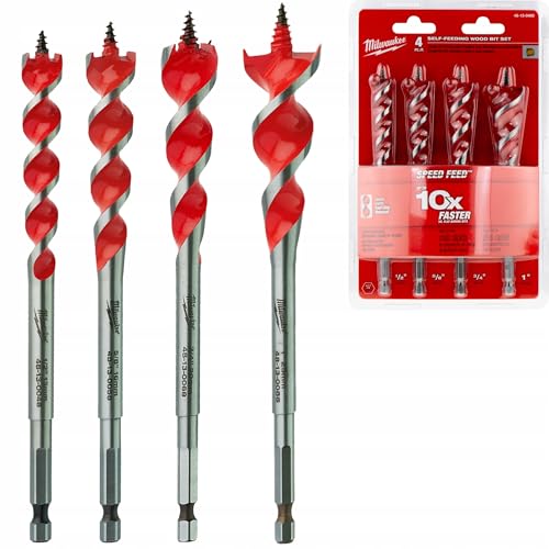 Milwaukee SPEED FEED Holzbohrer Set 4-teilig - 4932479477 Milwaukee SPEED FEED Holzbohrer Set 4-teilig - 4932479477 von Milwaukee