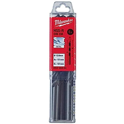 Paquete de brocas HSS-R 12.5x151-5uds von Milwaukee