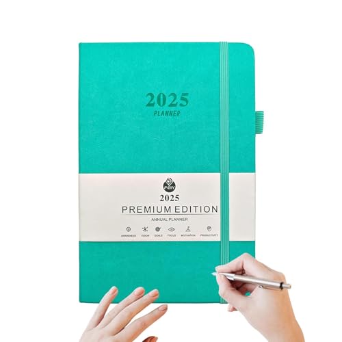 2025 Englischer Planer, multifunktionaler Notizblock, A5 Veranstaltungsplaner, Work Schedule Notebook, A5 Things To Do Notebook, multifunktional, für Arbeit und das Leben, für Notizen von Mimoqk