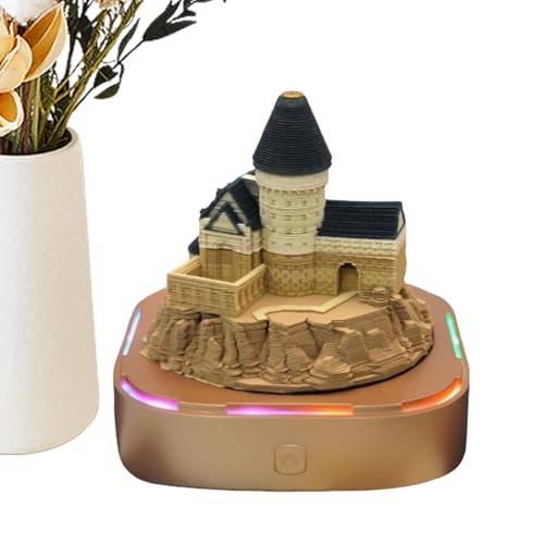 3D Memo Pad - 2025 Time Piece Castle Calendar | Carved Memo Pad Sticky Notes For School, Home Desk, Craft Sculpture 2025 Time Piece Calendar Memo Pad | 3D Castle Carving Sticky Notes, Decorative Notep von Mimoqk