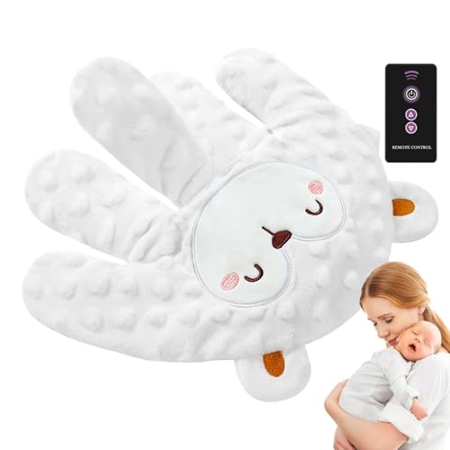 Baby Patting for Sleep, Remote Control Baby Soothing Palm, Electric Baby Hand Pillow, Soft Baby Sleep Soother for Boys Girls, Sleep Helper, Ideal Sleep Aid for Newborns, Baby Relaxing Toy von Mimoqk