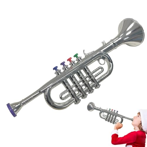 Kids Trumpet: Lightweight Simulation Musical Instrument For Preschoolers, Inspiring Young Musicians With A Fun Four-Tone Horn For Play And Learning Children's Trumpet Toy: Interactive Music Inspire Pr von Mimoqk