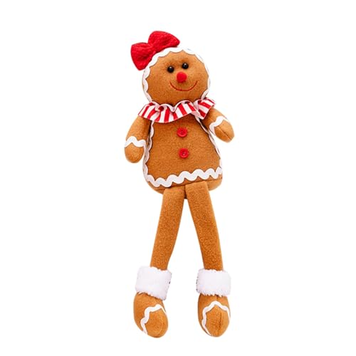 Mimoqk Weihnachtsdekoration, gefüllte Brotpuppen, Dekorationen für Mädchen Jungen von Pan, gefüllte Figuren, niedliche Brotspielzeuge von Mimoqk