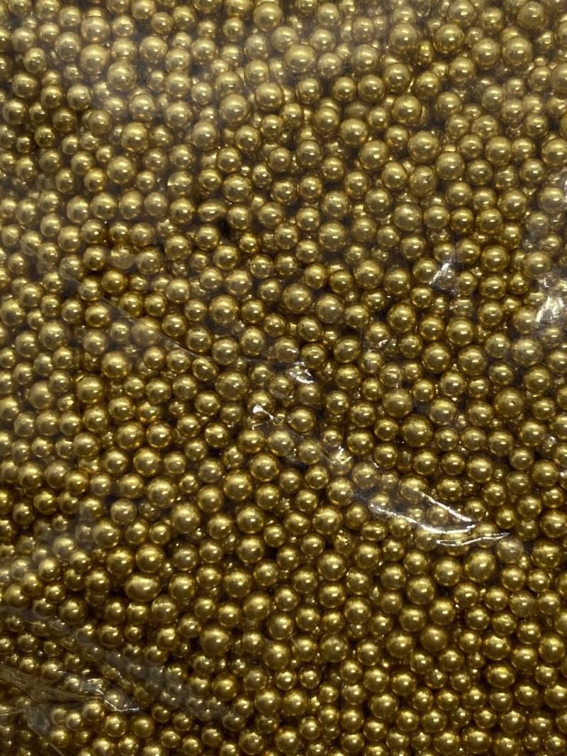 Opakes Glas Kaviar Nagel Perlen, Micro Beads, Für Nagelpflege, Gefärbt, Kein Loch, Hell Khaki, 1~1.5mm von MindcreationsStudio