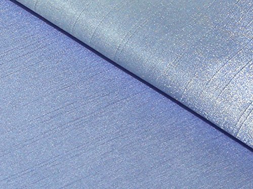 Polyester-Satin Rückseite Dupion Kleid Stoff Himmelblau – Meterware von MINERVA