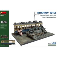 Big-Set Kharkiv 1943 - Tram + StuG III + Figuren von Mini Art