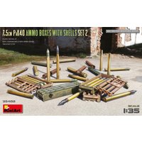 Dt. 7,5cm PaK40 Munitionskisten Set 2 von Mini Art