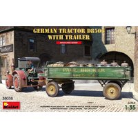 German Tractor D8506 with Trailer von Mini Art