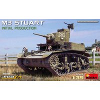 M3 Stuart - erste Produktion m. Interieur von Mini Art